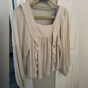 Free People long sleeve shirt